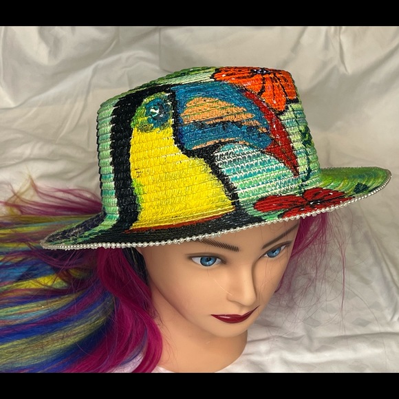 Hand painting hat main image 7